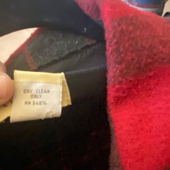 Vintage Limited America Shacket Red Green Plaid Wool Mohair Jacket Men M - Picture 5 of 8